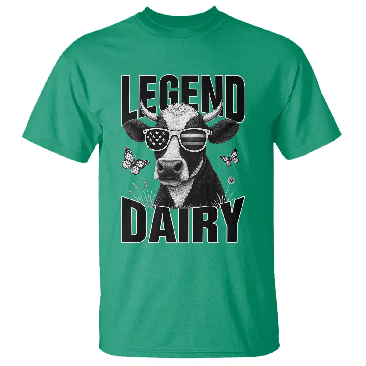 Legend Dairy T Shirt Funny Farmer Milk Joke Cow - Wonder Print Shop