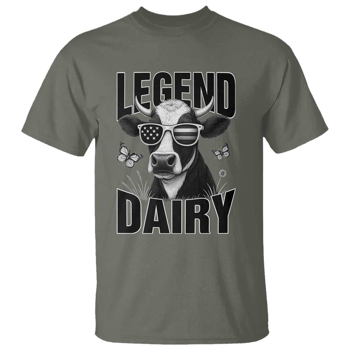 Legend Dairy T Shirt Funny Farmer Milk Joke Cow - Wonder Print Shop