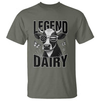 Legend Dairy T Shirt Funny Farmer Milk Joke Cow - Wonder Print Shop