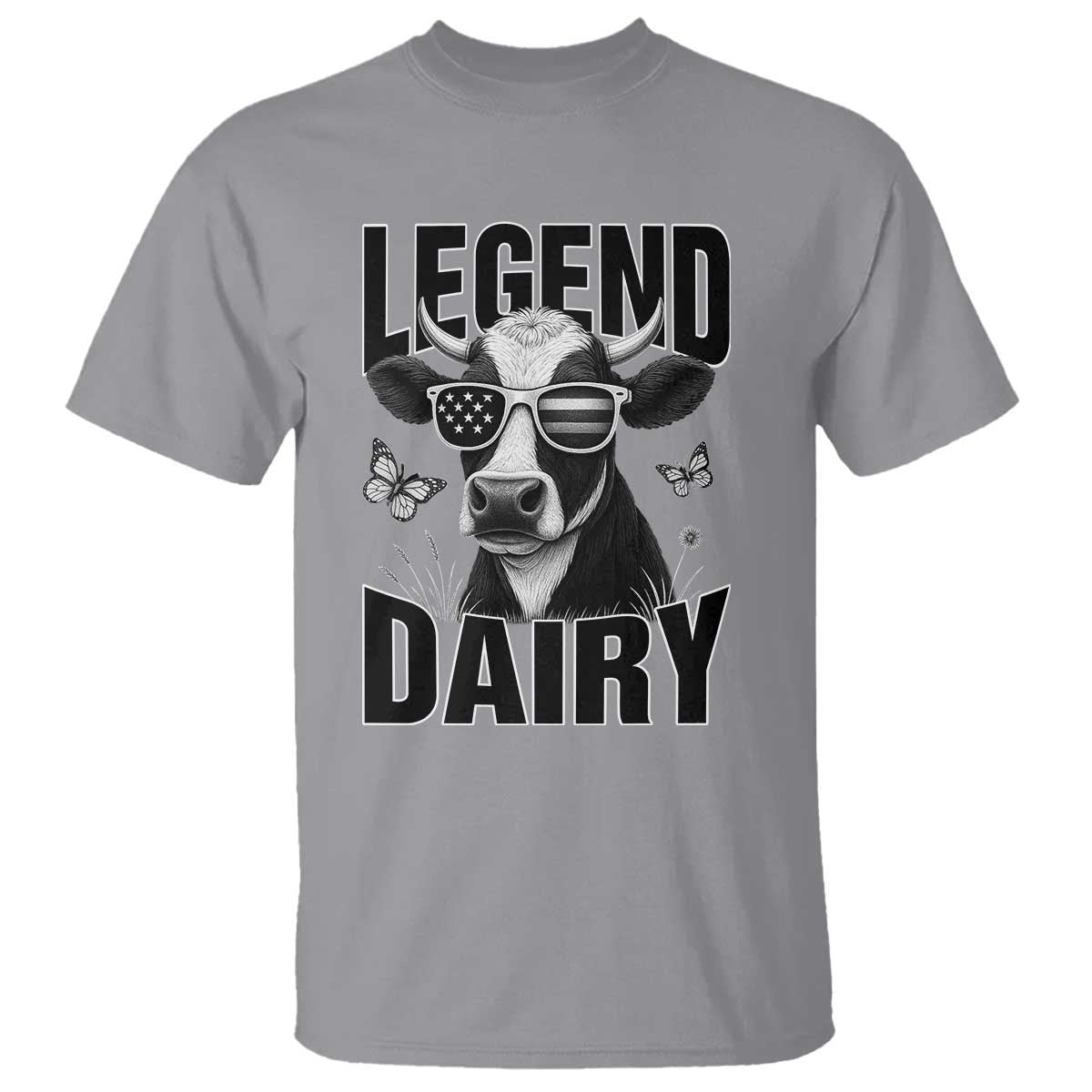 Legend Dairy T Shirt Funny Farmer Milk Joke Cow - Wonder Print Shop