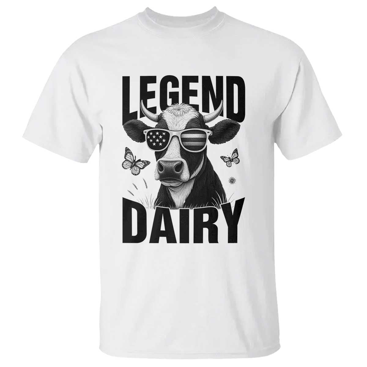 Legend Dairy T Shirt Funny Farmer Milk Joke Cow - Wonder Print Shop