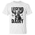 Legend Dairy T Shirt Funny Farmer Milk Joke Cow - Wonder Print Shop