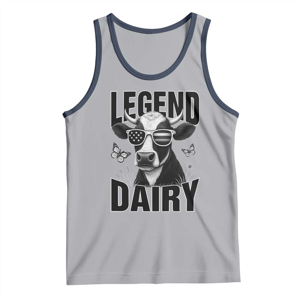 Legend Dairy Tank Top Funny Farmer Milk Joke Cow - Wonder Print Shop