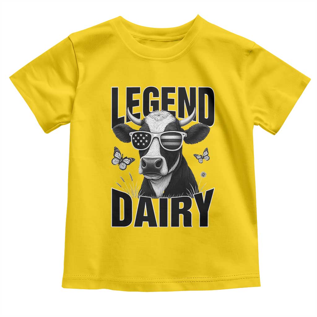 Legend Dairy Toddler T Shirt Funny Farmer Milk Joke Cow - Wonder Print Shop