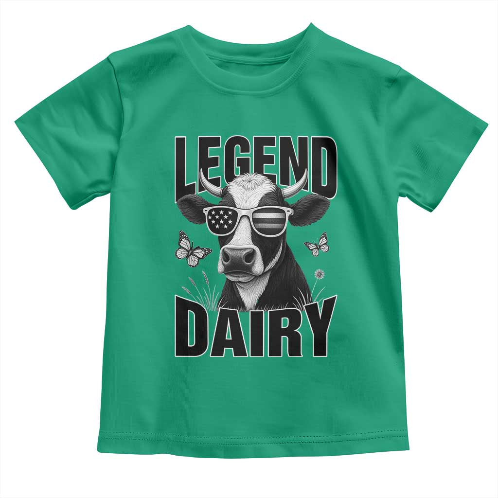 Legend Dairy Toddler T Shirt Funny Farmer Milk Joke Cow - Wonder Print Shop