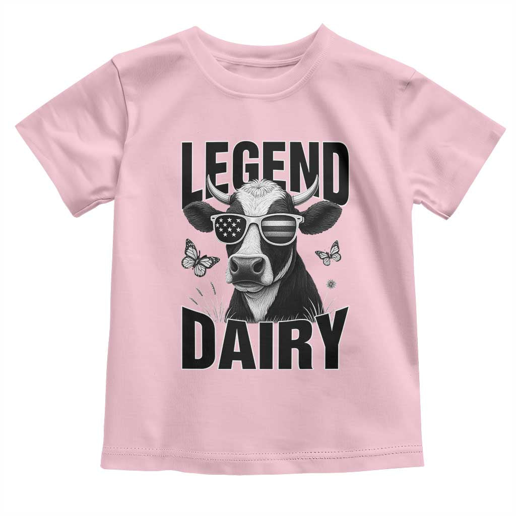 Legend Dairy Toddler T Shirt Funny Farmer Milk Joke Cow - Wonder Print Shop