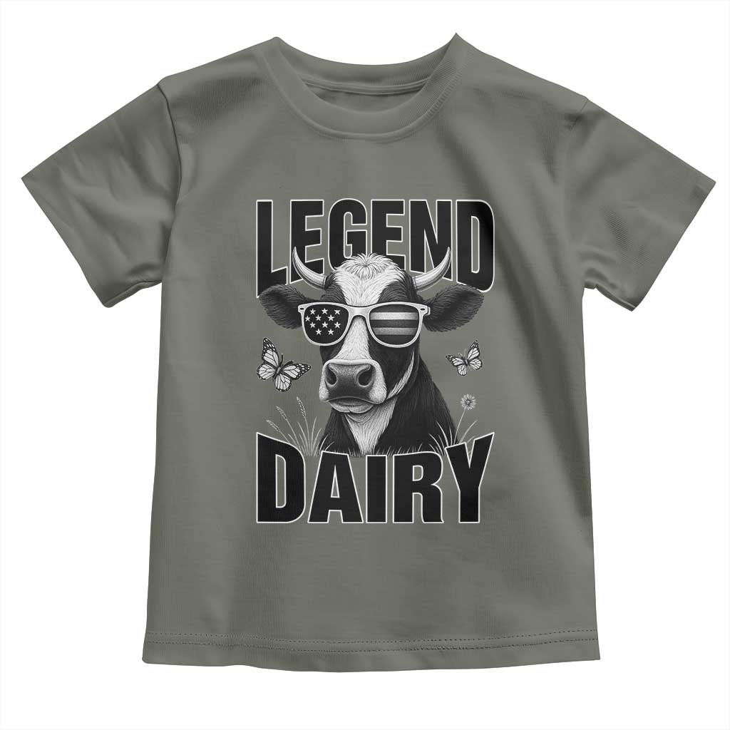 Legend Dairy Toddler T Shirt Funny Farmer Milk Joke Cow - Wonder Print Shop
