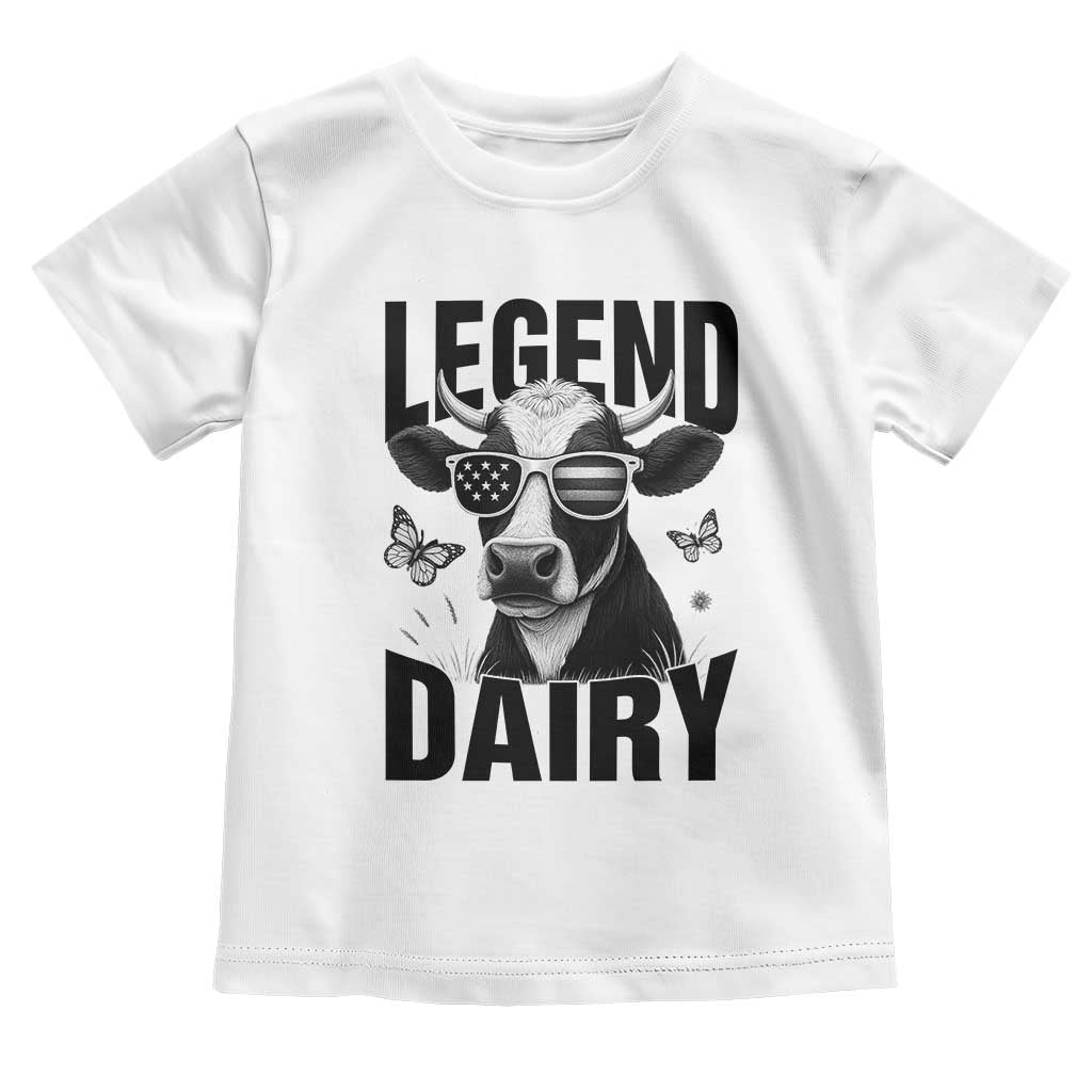 Legend Dairy Toddler T Shirt Funny Farmer Milk Joke Cow - Wonder Print Shop