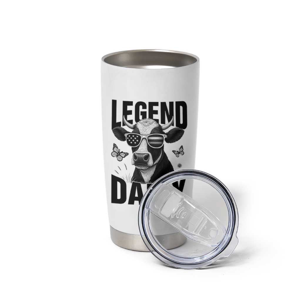 Legend Dairy Tumbler Cup Funny Farmer Milk Joke Cow