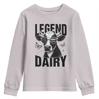 Legend Dairy Youth Sweatshirt Funny Farmer Milk Joke Cow - Wonder Print Shop