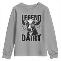 Legend Dairy Youth Sweatshirt Funny Farmer Milk Joke Cow - Wonder Print Shop