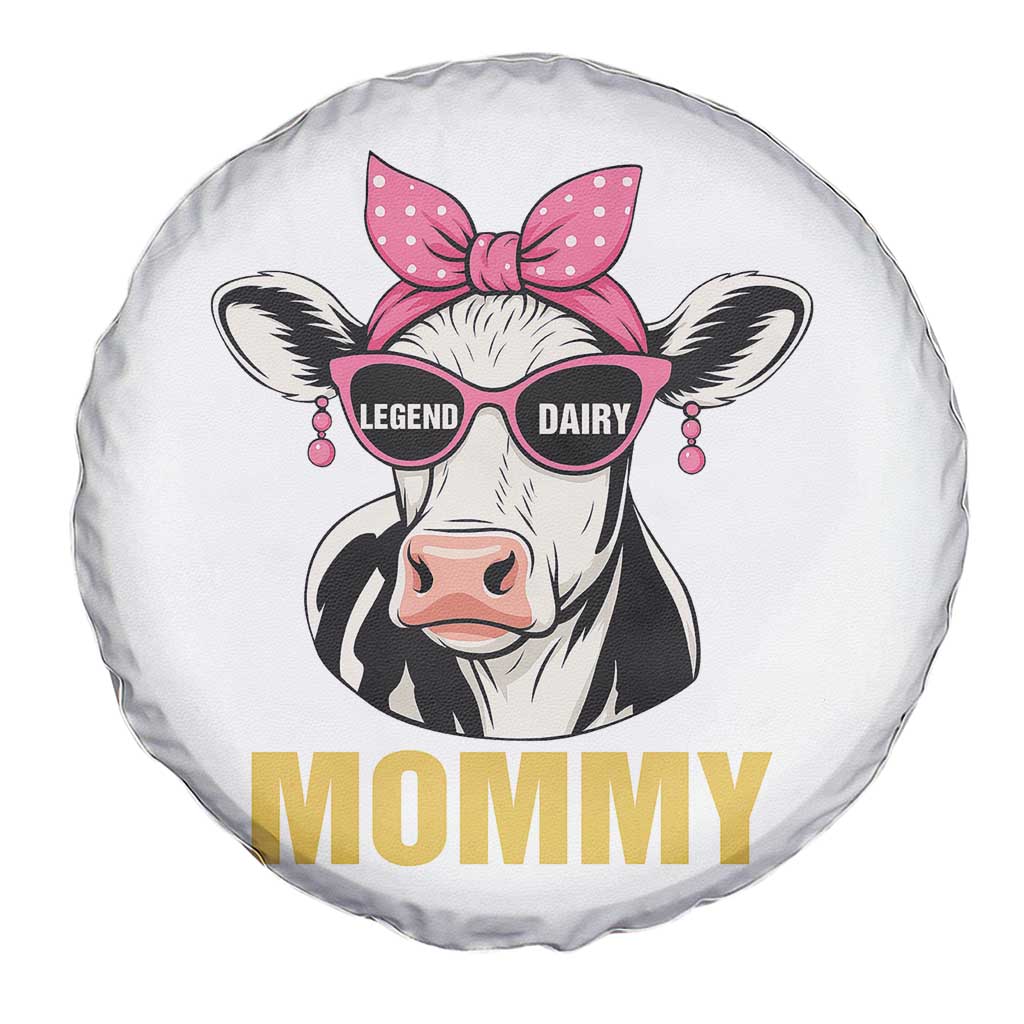 Legend Dairy Mommy Spare Tire Cover Funny Farmer Milk Joke Cow Mothers Day - Wonder Print Shop