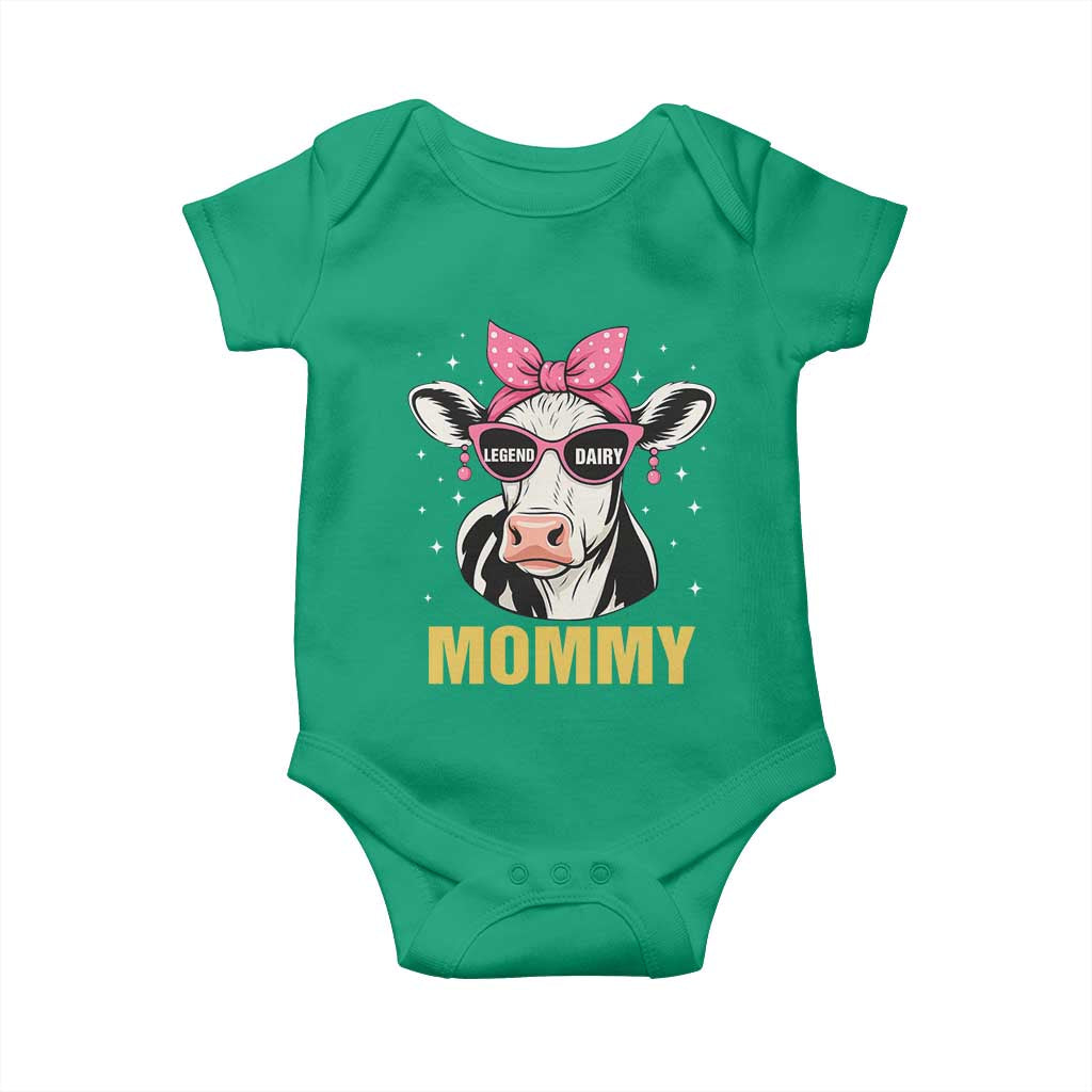 Legend Dairy Mommy Baby Onesie Funny Farmer Milk Joke Cow Mothers Day - Wonder Print Shop