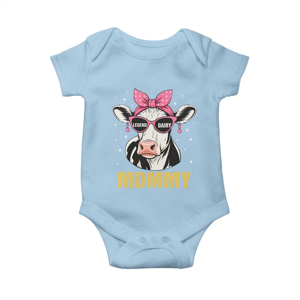 Legend Dairy Mommy Baby Onesie Funny Farmer Milk Joke Cow Mothers Day - Wonder Print Shop