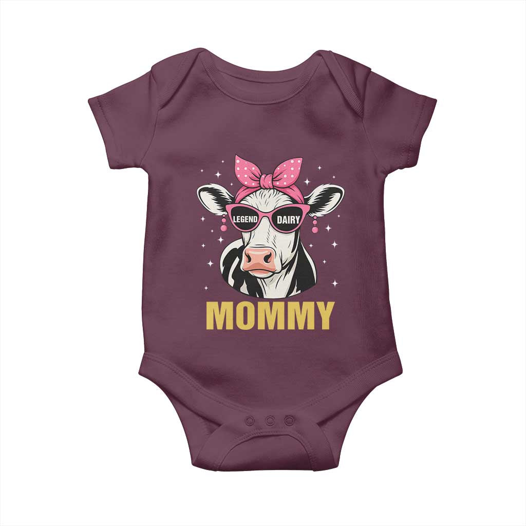 Legend Dairy Mommy Baby Onesie Funny Farmer Milk Joke Cow Mothers Day - Wonder Print Shop