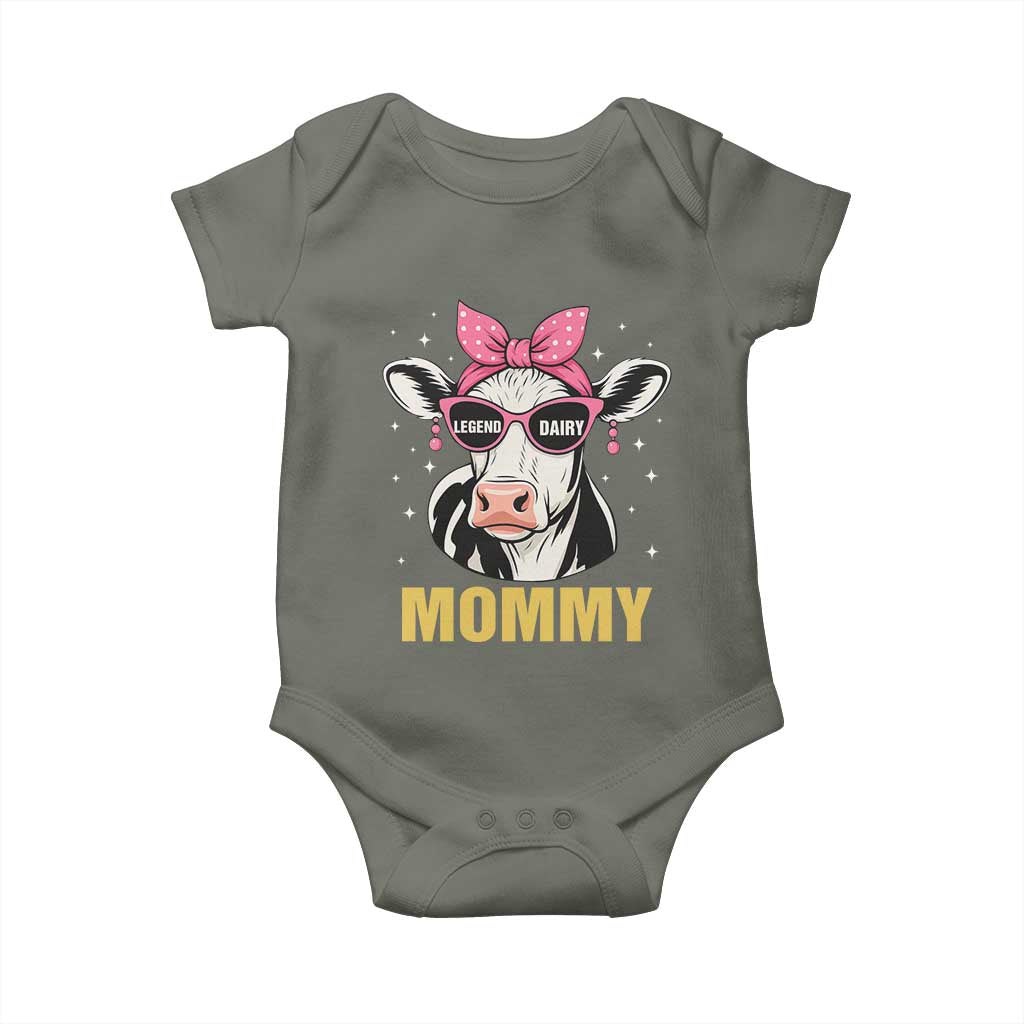 Legend Dairy Mommy Baby Onesie Funny Farmer Milk Joke Cow Mothers Day - Wonder Print Shop