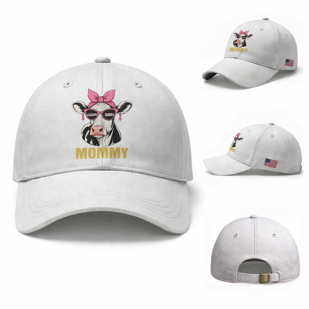 Legend Dairy Mommy Baseball Cap Funny Farmer Milk Joke Cow Mothers Day