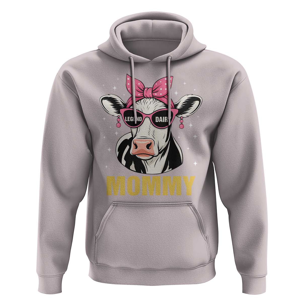 Legend Dairy Mommy Hoodie Funny Farmer Milk Joke Cow Mothers Day - Wonder Print Shop