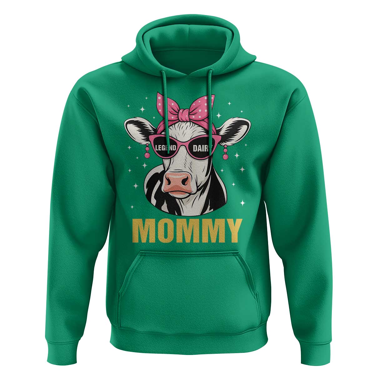 Legend Dairy Mommy Hoodie Funny Farmer Milk Joke Cow Mothers Day - Wonder Print Shop