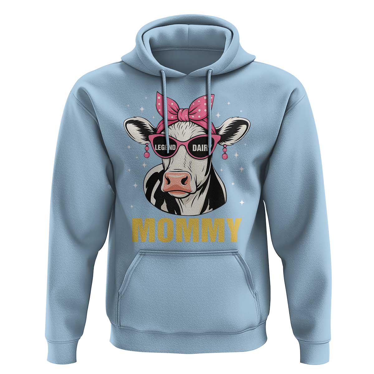 Legend Dairy Mommy Hoodie Funny Farmer Milk Joke Cow Mothers Day - Wonder Print Shop