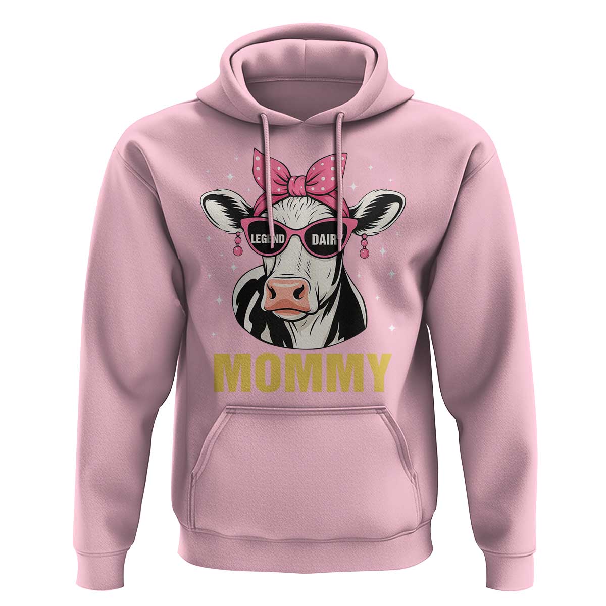 Legend Dairy Mommy Hoodie Funny Farmer Milk Joke Cow Mothers Day - Wonder Print Shop