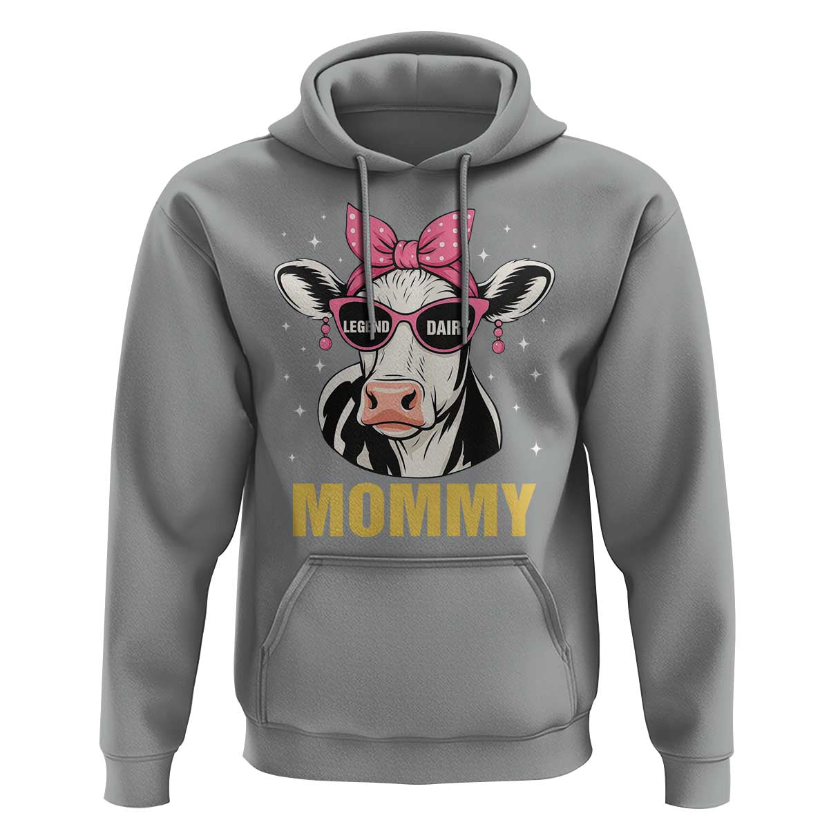 Legend Dairy Mommy Hoodie Funny Farmer Milk Joke Cow Mothers Day - Wonder Print Shop