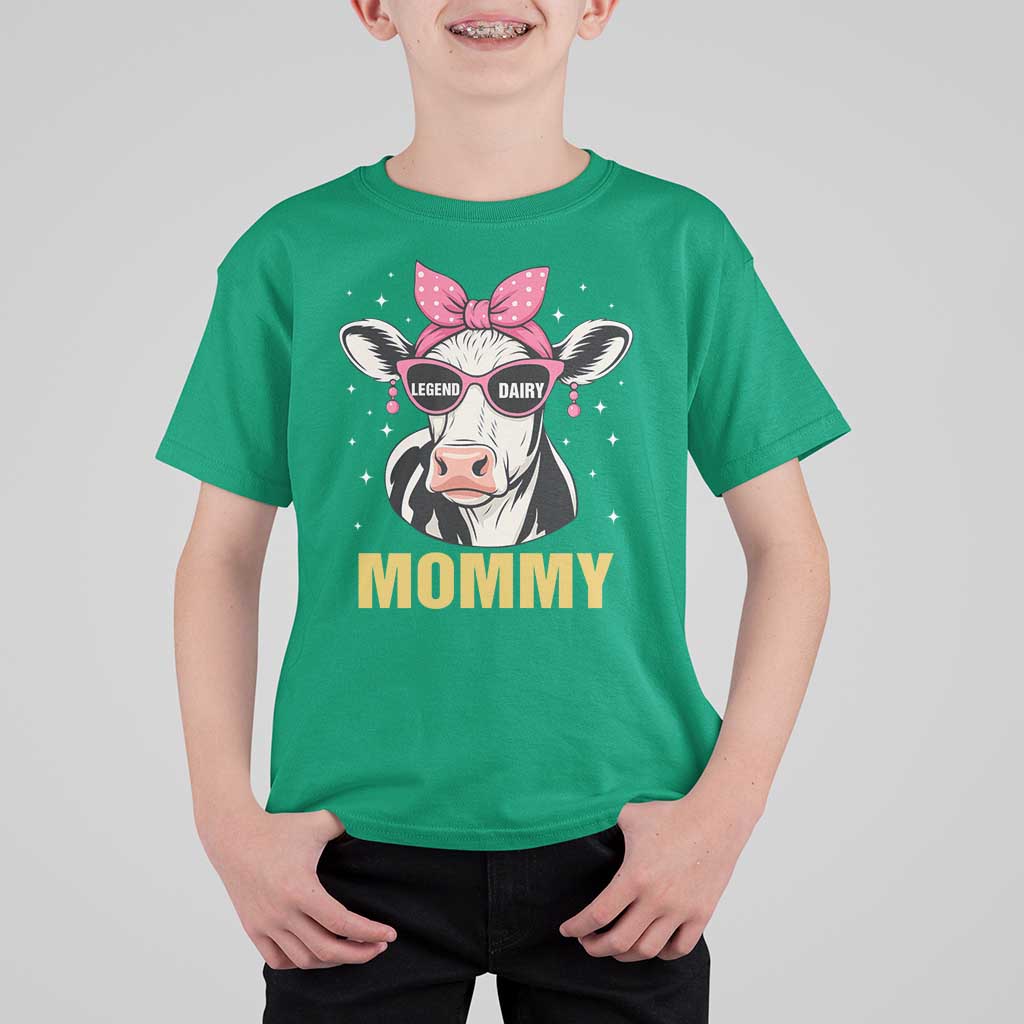 Legend Dairy Mommy T Shirt For Kid Funny Farmer Milk Joke Cow Mothers Day - Wonder Print Shop