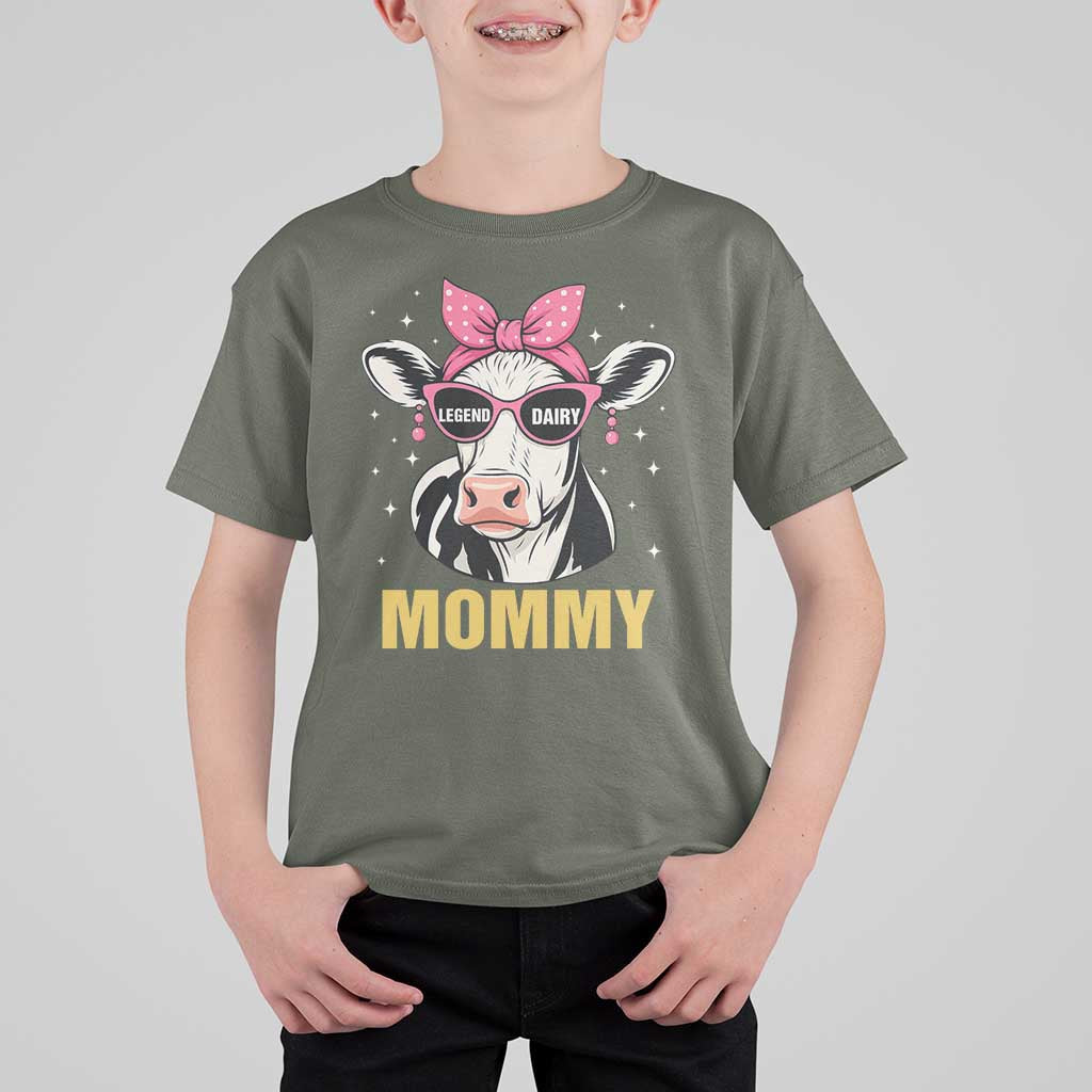 Legend Dairy Mommy T Shirt For Kid Funny Farmer Milk Joke Cow Mothers Day - Wonder Print Shop