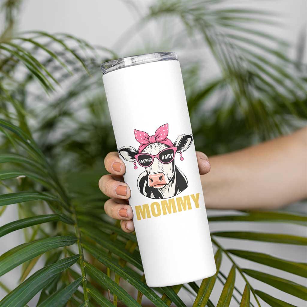 Legend Dairy Mommy Skinny Tumbler Funny Farmer Milk Joke Cow Mothers Day