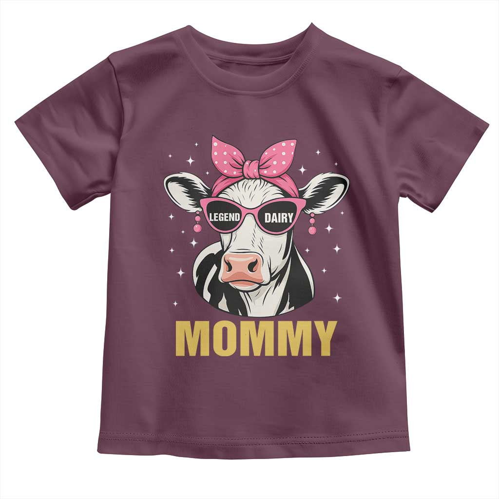 Legend Dairy Mommy Toddler T Shirt Funny Farmer Milk Joke Cow Mothers Day - Wonder Print Shop