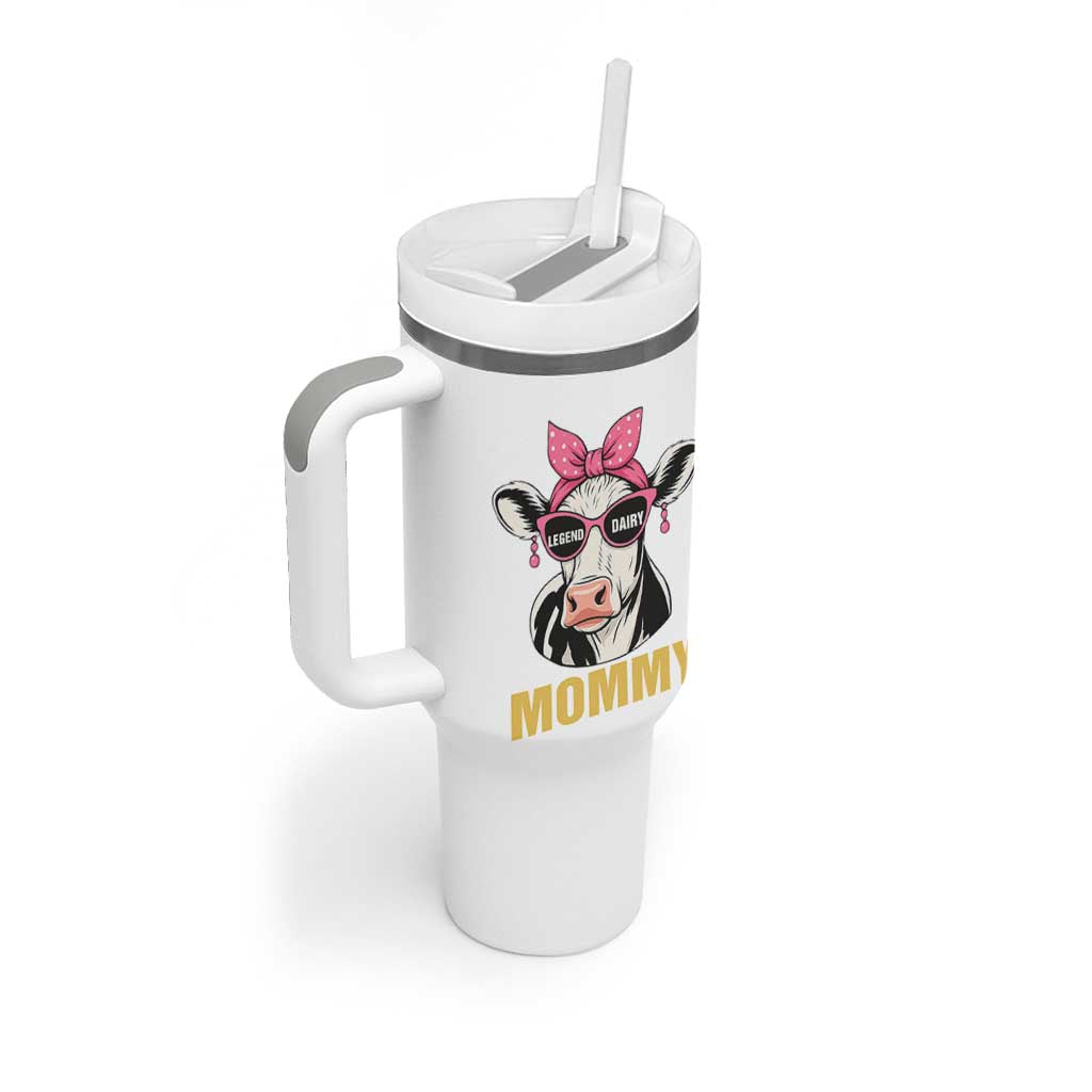 Legend Dairy Mommy Tumbler With Handle Funny Farmer Milk Joke Cow Mothers Day