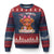Easily Distracted By Cow And Coffee Ugly Christmas Sweater Funny Highland Cow - Wonder Print Shop