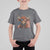 Funny Highland Cow T Shirt For Kid USA Flag Patriotic Cow Farmer - Wonder Print Shop