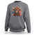 Funny Highland Cow Sweatshirt USA Flag Patriotic Cow Farmer - Wonder Print Shop
