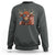 Funny Highland Cow Sweatshirt USA Flag Patriotic Cow Farmer - Wonder Print Shop