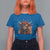 Funny Highland Cow T Shirt For Women USA Flag Patriotic Cow Farmer - Wonder Print Shop