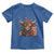 Funny Highland Cow Toddler T Shirt USA Flag Patriotic Cow Farmer - Wonder Print Shop