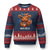 Funny Highland Cow Patriotic Ugly Christmas Sweater Moo Rica USA Flag Cow Farmer - Wonder Print Shop
