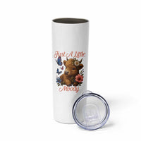 Just A Little Moody Skinny Tumbler Funny Sarcasm Highland Cow