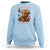Just A Little Moody Sweatshirt Funny Sarcasm Highland Cow - Wonder Print Shop