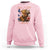 Just A Little Moody Sweatshirt Funny Sarcasm Highland Cow - Wonder Print Shop