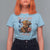 Just A Little Moody T Shirt For Women Funny Sarcasm Highland Cow - Wonder Print Shop