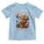 Just A Little Moody Toddler T Shirt Funny Sarcasm Highland Cow - Wonder Print Shop