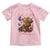 Just A Little Moody Toddler T Shirt Funny Sarcasm Highland Cow - Wonder Print Shop