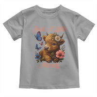 Just A Little Moody Toddler T Shirt Funny Sarcasm Highland Cow - Wonder Print Shop