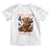Just A Little Moody Toddler T Shirt Funny Sarcasm Highland Cow - Wonder Print Shop