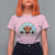 Just A Little Moody T Shirt For Women Funny Sarcasm Highland Cattle - Wonder Print Shop