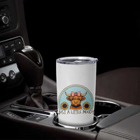 Just A Little Moody Tumbler Cup Funny Sarcasm Highland Cattle