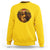 Chritsmas Mona Lisa Sweatshirt Funny Holiday Kitty Lover - Wonder Print Shop