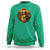 Chritsmas Mona Lisa Sweatshirt Funny Holiday Kitty Lover - Wonder Print Shop